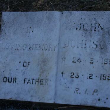 JOHNSON John 1896-1950