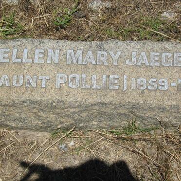 JAEGER Ellen Mary 1859-1948