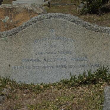 JANSE Bessie Alethea 1929-1956