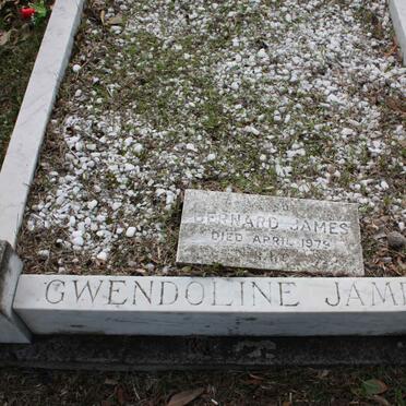 JAMES Bernard -1979 &amp; Gwendoline Mary -1969