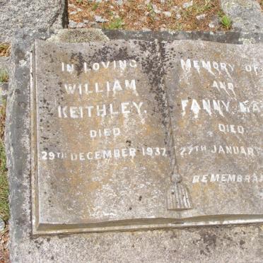 KEITHLEY William -1937 &amp; Fanny May -1945