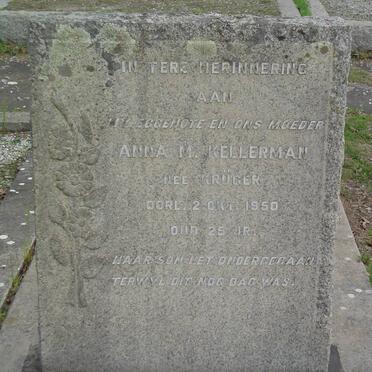 KELLERMAN Anna M. nee KRÜGER -1950