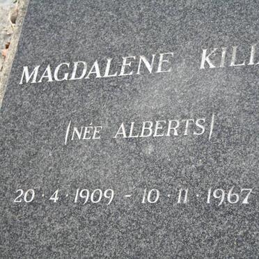 KILIAN Magdalene nee ALBERTS 1909-1967