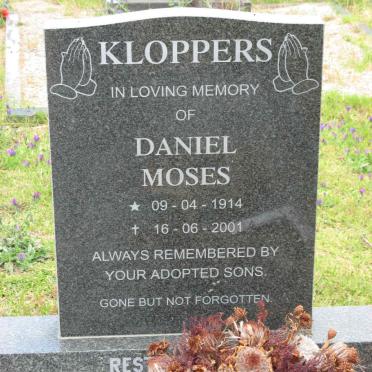 KLOPPERS Daniel Moses 1914-2001