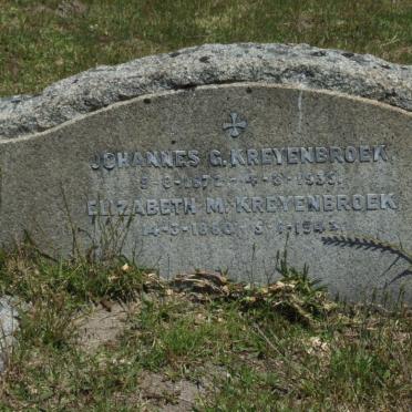 KREYENBROEK Johannes G. 1872-1935 &amp; Elizabeth M. 1880-1943