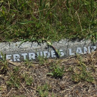 LANZ Gertrude G.