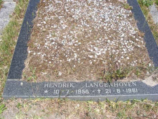 LANGENHOVEN Hendrik 1958-1961