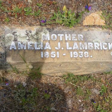 LAMBRICK Amelia J.1851-1938