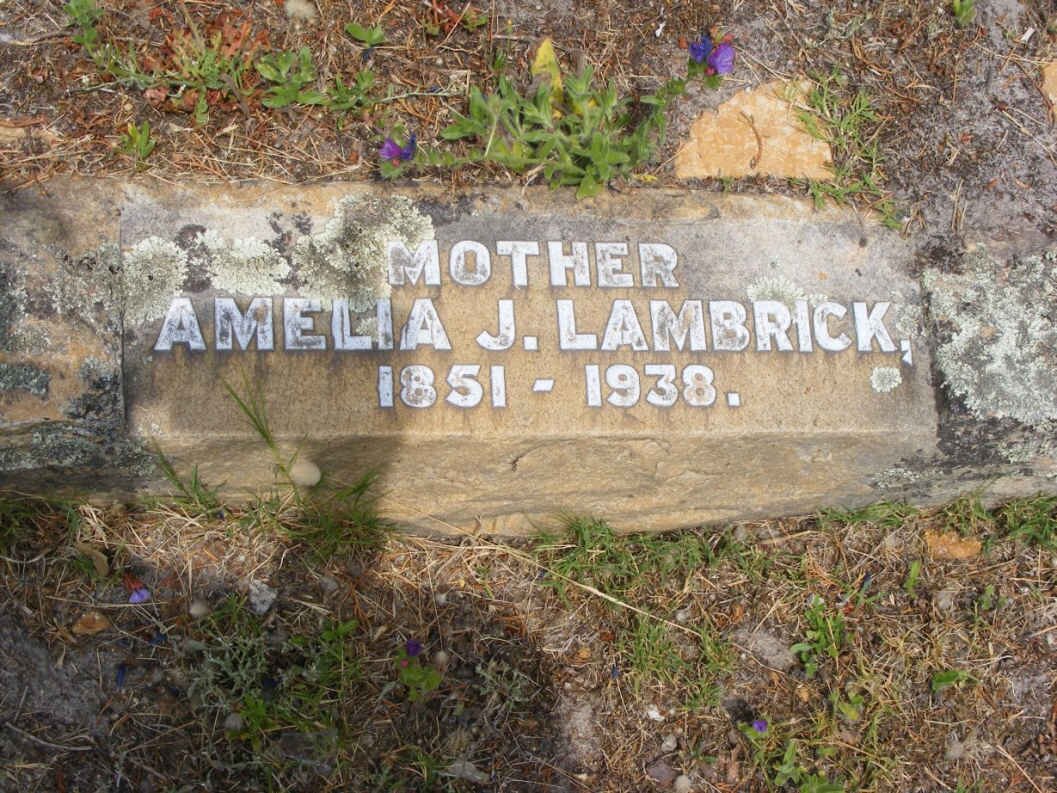 LAMBRICK Amelia J.1851-1938