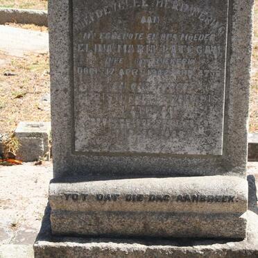 LATEGAN Christoffel Francois -1949 &amp; Elina Maria VAN NIEKERK -1942