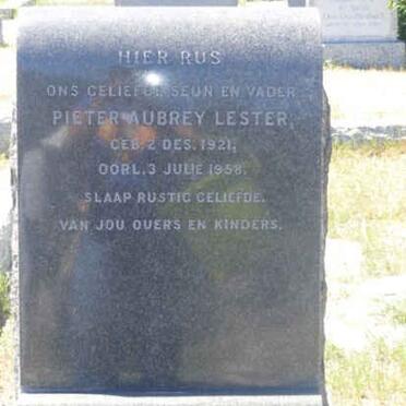 LESTER Pieter Aubrey 1921-1958
