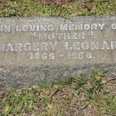 LEONARD Margery 1865-1950