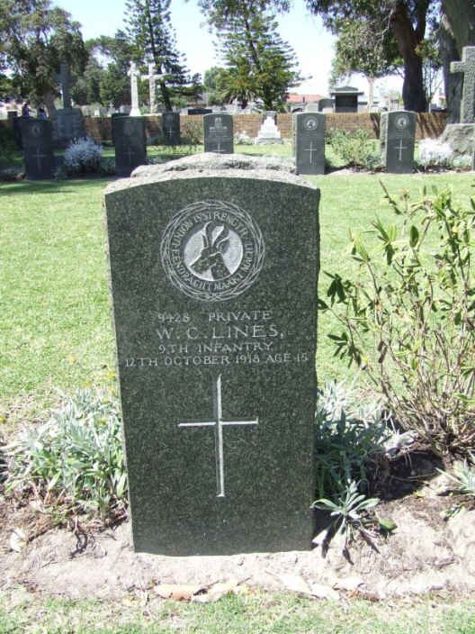 LINES W.C. -1918