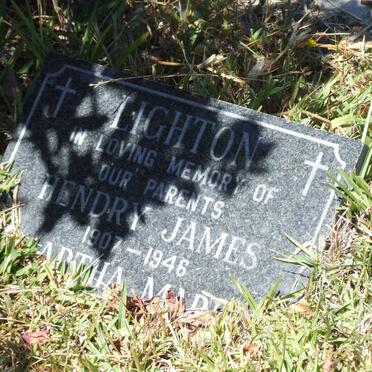LIGHTON Hendry James 1907-1946 &amp; Martha Maria
