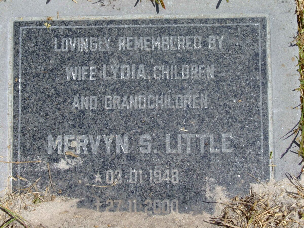 LITTLE Mervyn S. 1948-2000
