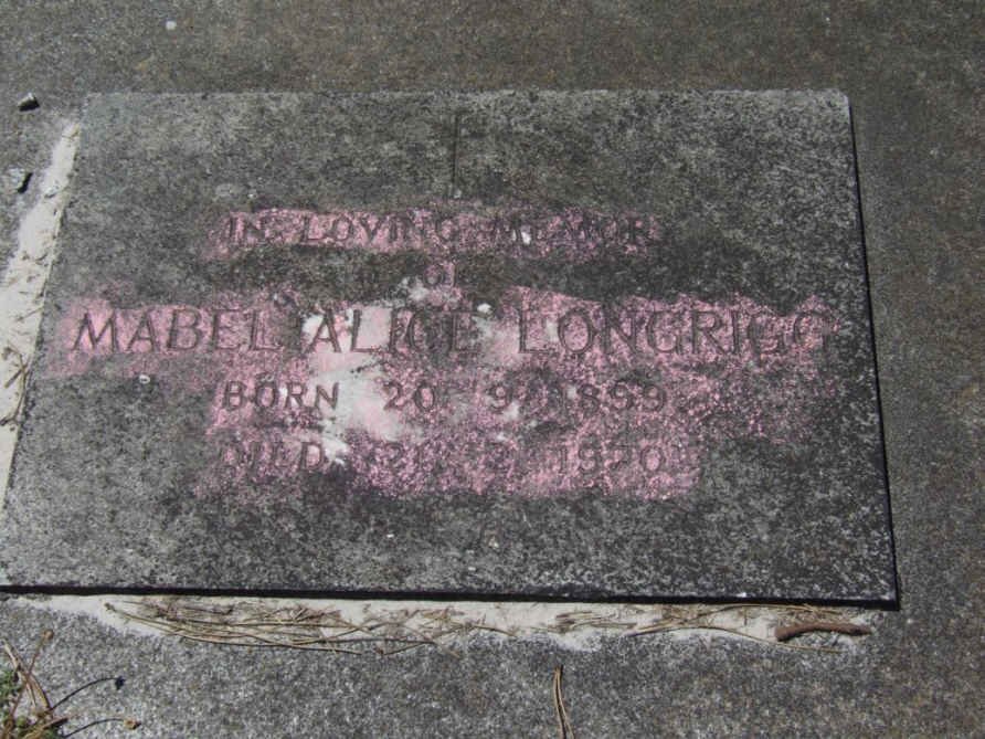 LONGRIGG Mabel Alice 1899-1920