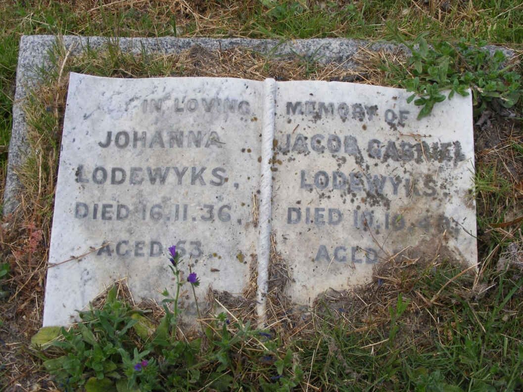 LODEWYKS Jacob Gabriel -1940 &amp; Johanna -1936