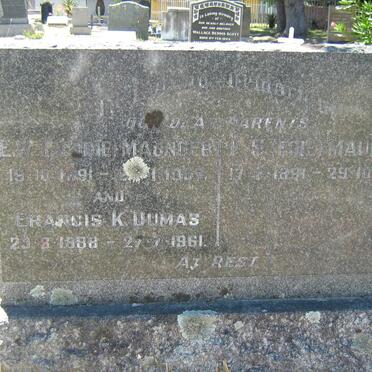 MAUNDER E.W.J. 1891-1957 & E.S. 1891-1957 :: DUMAS Francis K. 1888-1961 