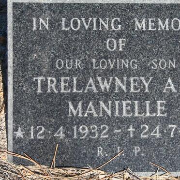 MANIELLE Trelawney A.G. 1932-1974