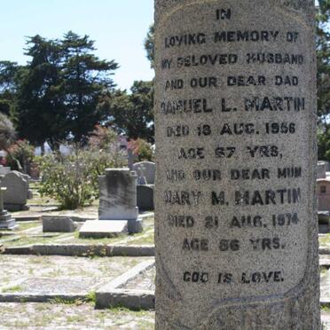 MARTIN Samuel L. -1956 & Mary M. -1974