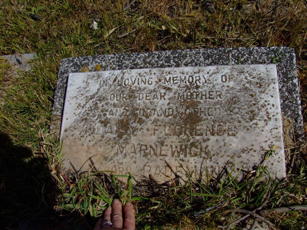MARNEWICK Daisy Florence nee RADEMAN