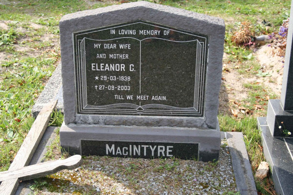 MACINTYRE Eleanor C. 1938-2003