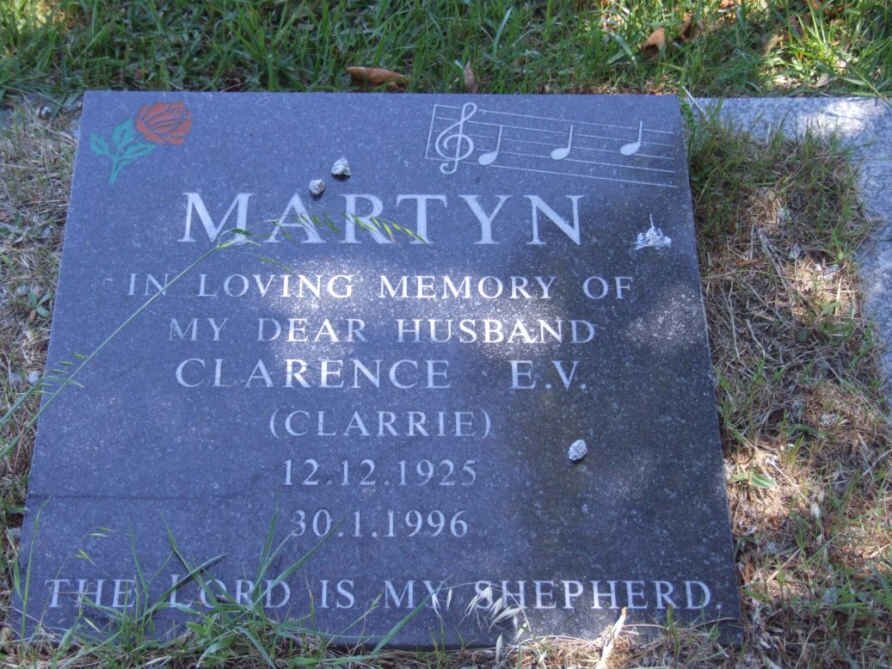 MARTYN Clarence E.V. 1925-1996
