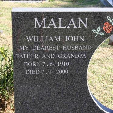MALAN William John 1910-2000