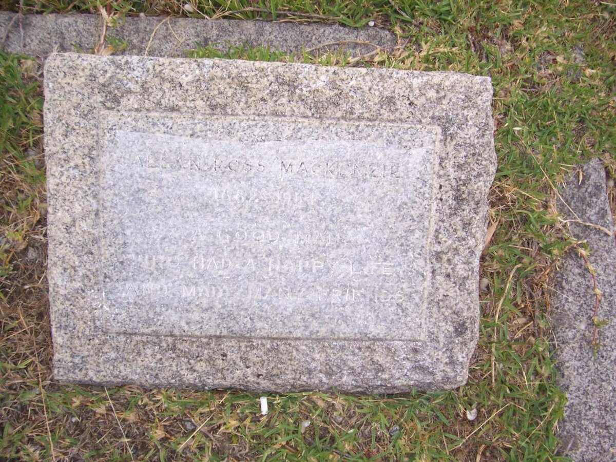 MACKENZIE Allan Ross