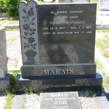 MARAIS Petrus Bernardus 1927-1969 :: MARAIS Hein Corneluis 1975-2002