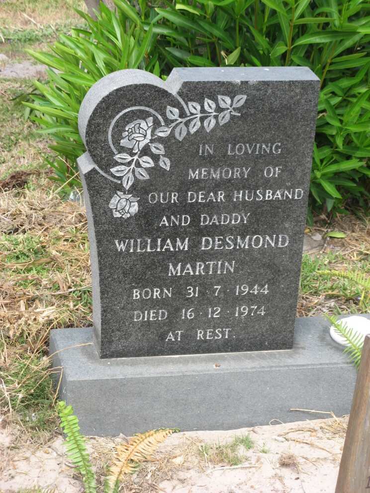 MARTIN William Desmond 1944-1974