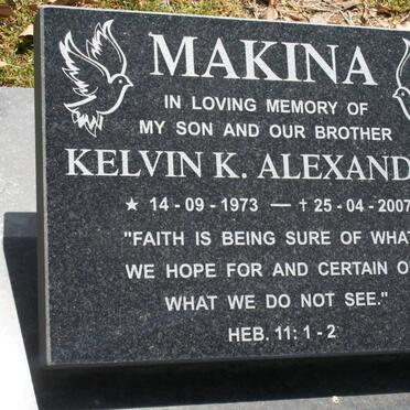 MAKINA Kelvin K. Alexander 1973-2007