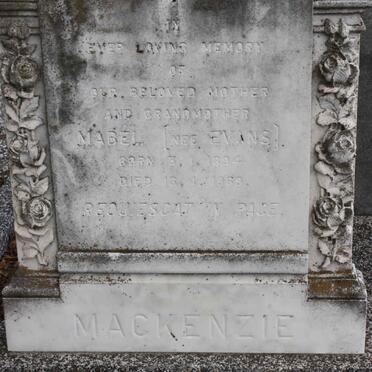 MACKENZIE Mabel nee EVANS 1894-1958