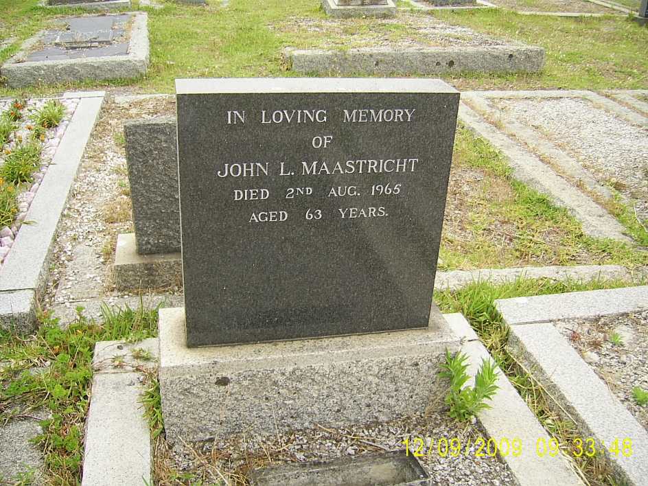 MAASTRICHT John L.-1965