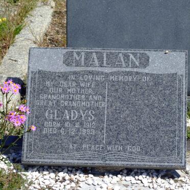 MALAN Gladys 1912-1993