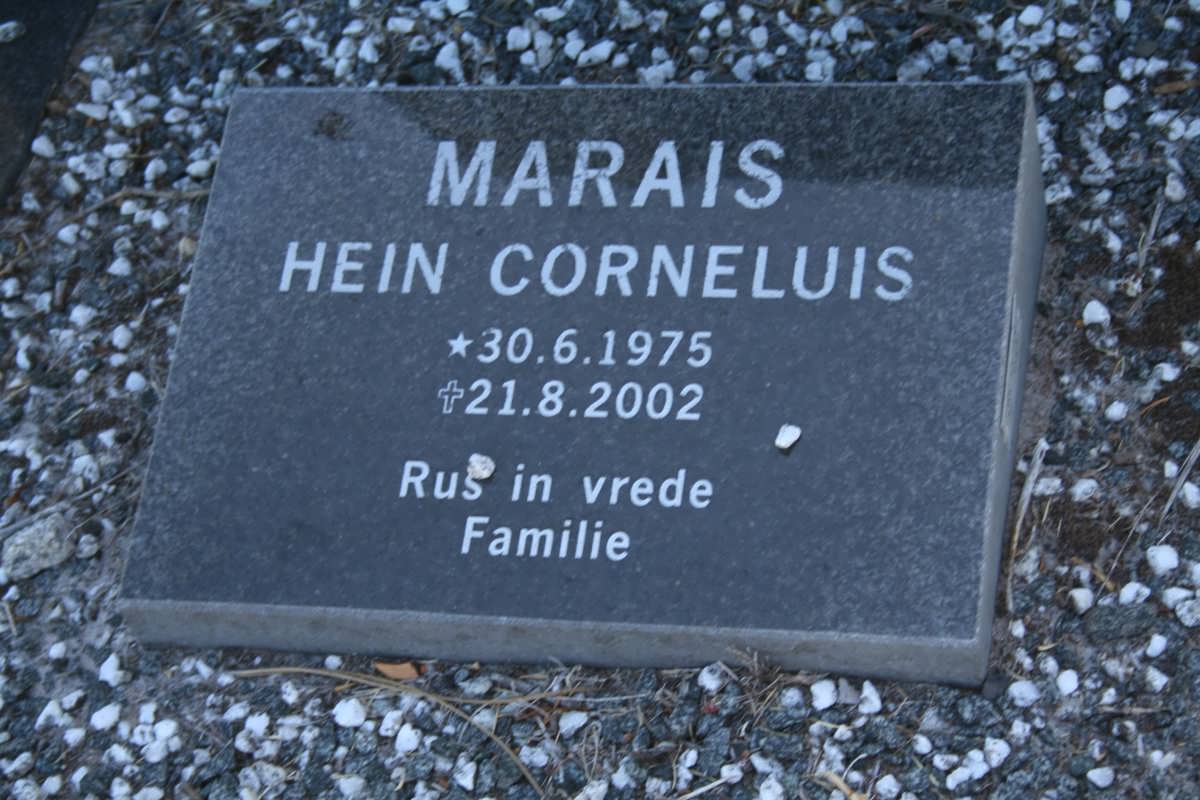 MARAIS Petrus Bernardus 1927-1969 :: MARAIS Hein Corneluis 1975-2002