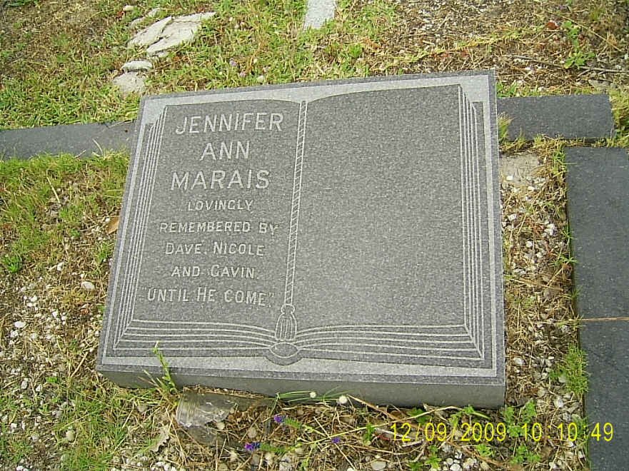 MARAIS Jennifer Ann
