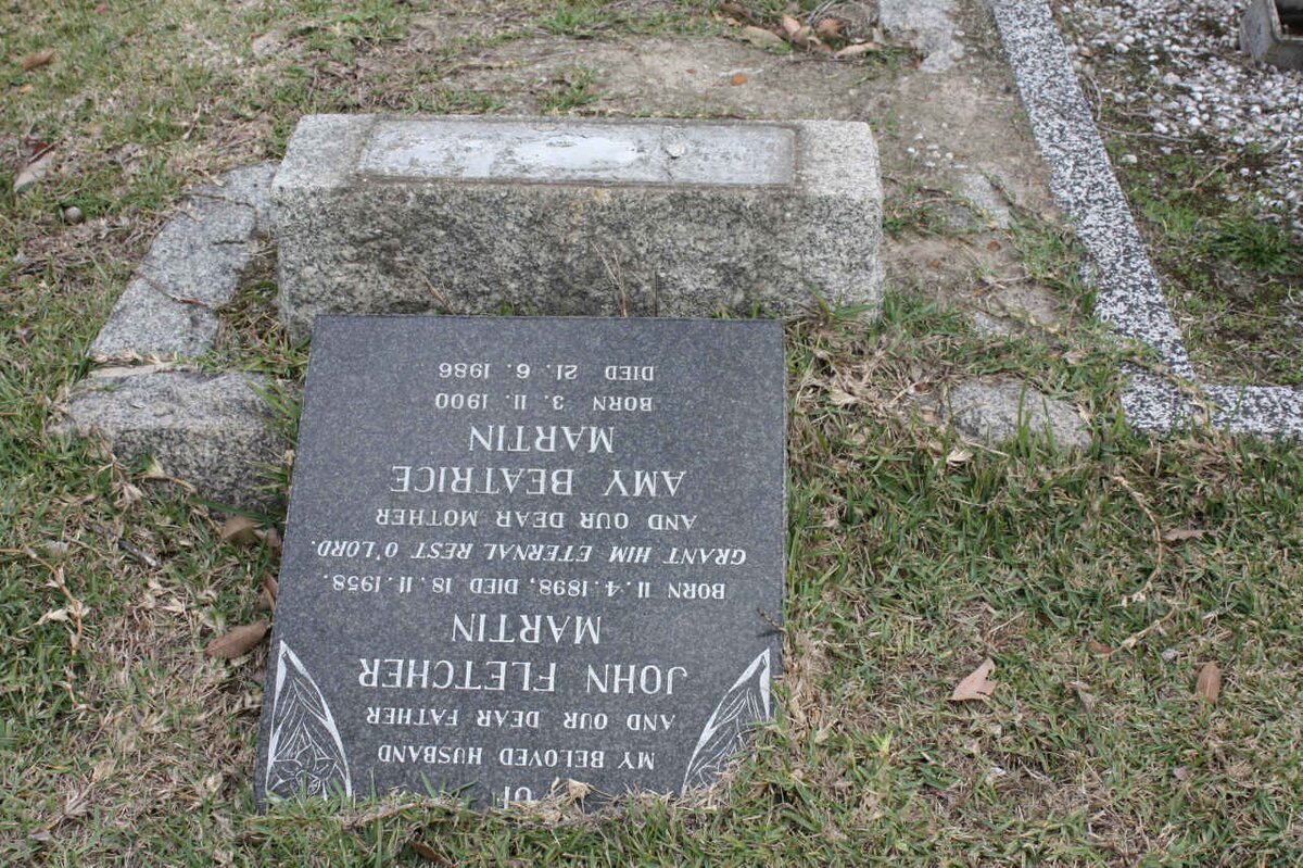 MARTIN John Fletcher 1898-1958 & Amy Beatrice 1900-1986