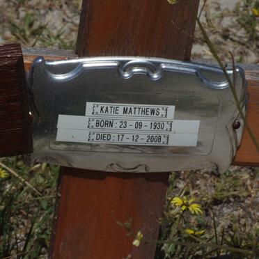 MATTHEWS Katie 1930-2008