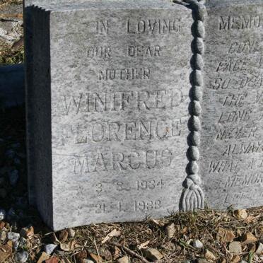 MARCUS Winifred Florence 1934-1988