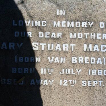 MAGUIRE Mary Stuart nee VAN BREDA 1880-1958