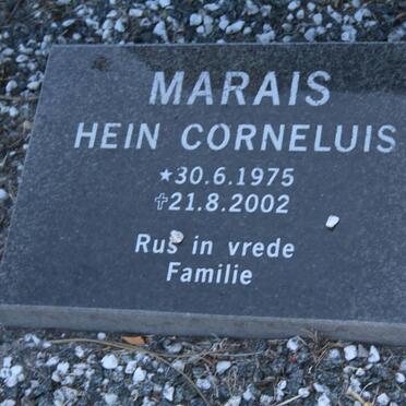 MARAIS Petrus Bernardus 1927-1969 :: MARAIS Hein Corneluis 1975-2002
