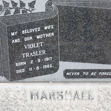 MARSHALL Violet Trasler 1917-1965