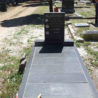 MCSWINEY Carol Ann 1950-2004