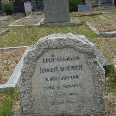 MCEWEN Lucy Isabella nee JORDAN 1909-1967