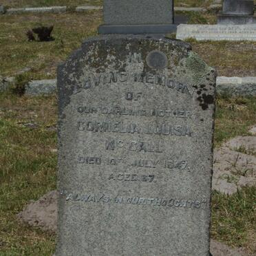 MCCALL Cornelia Louisa -1947