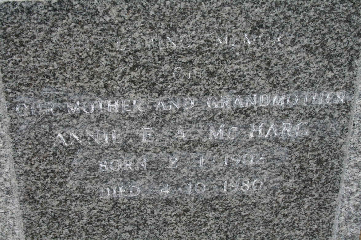 MCHARG Anne E.A. 1902-1980