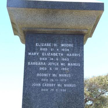 McMANUS :: MOORE :: HARRIS