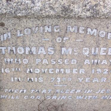 MCQUEEN Thomas -1926