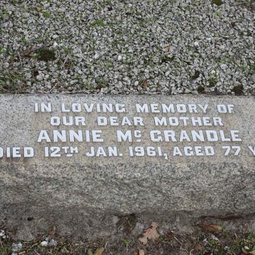 MCGRANDLE Annie -1961